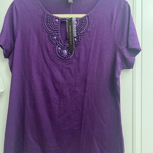 NWT!! Dana Buchman knit top Medium - Picture 2 of 6